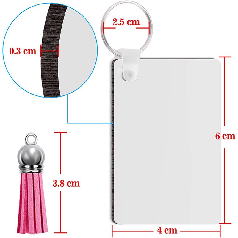 600 Stück Sublimations-Schlüss – Wood Ring Blank Bewertung und Preis