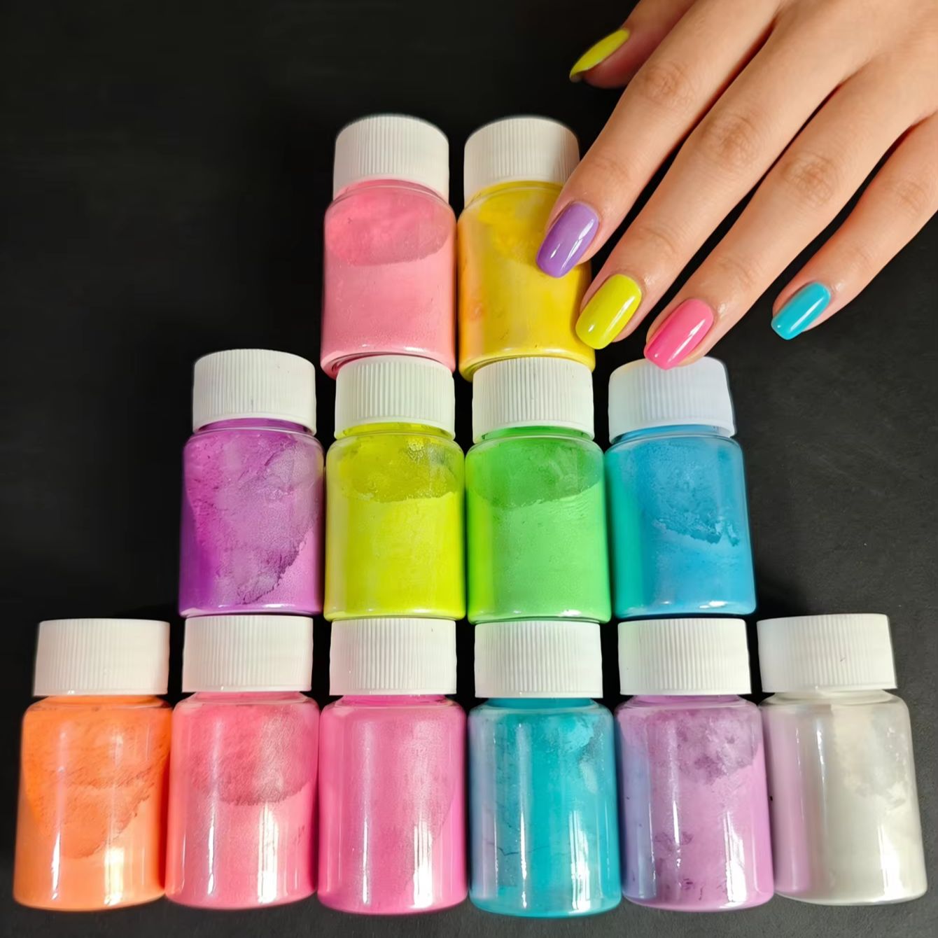 12 Farben Fluoreszierendes Neo – Resin Glitter Pack Bewertung und Preis