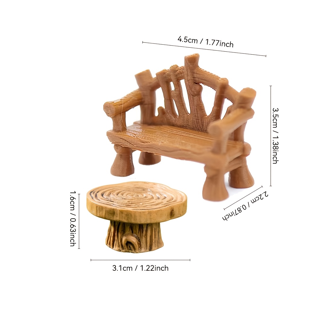2 Stück Miniatur-Tisch und Stu – Crafting Resin Bewertung und Preis
