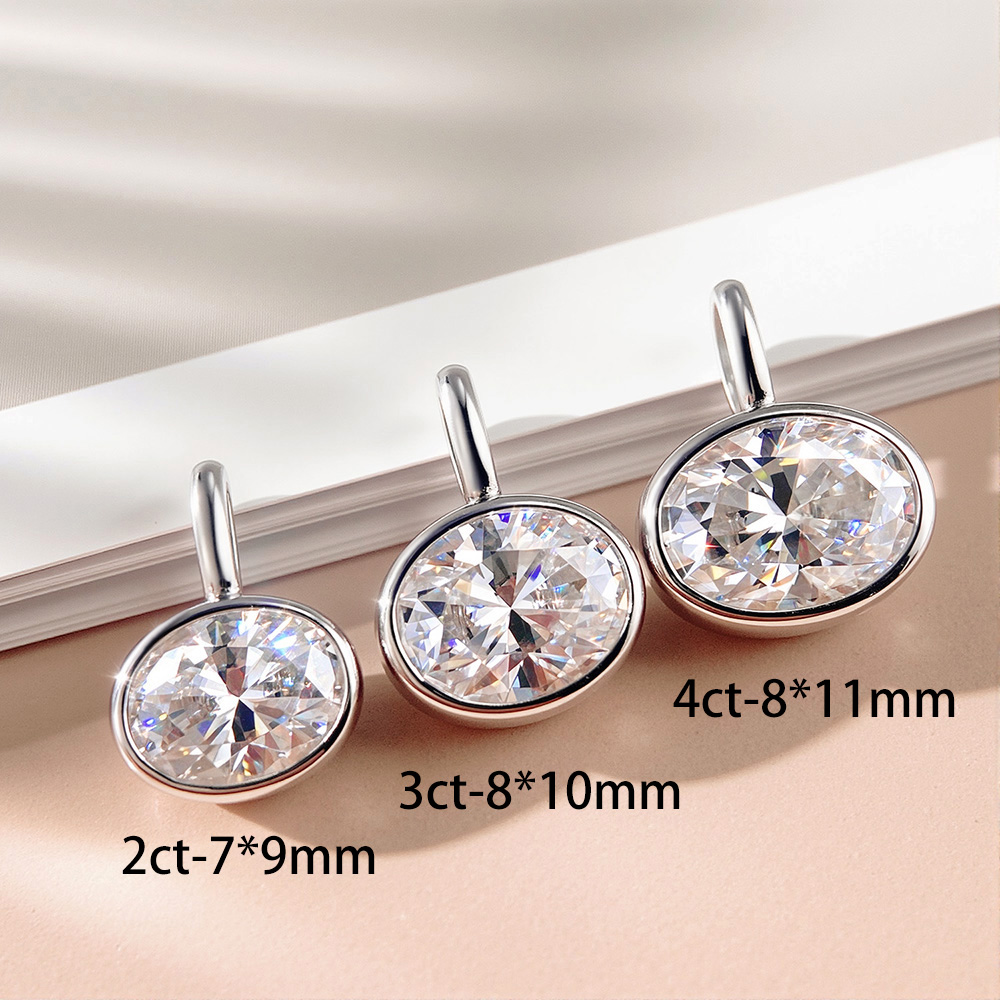OEVAS 2-4CT East West Ovalschl – Bezels Set Pendant Bewertung und Preis