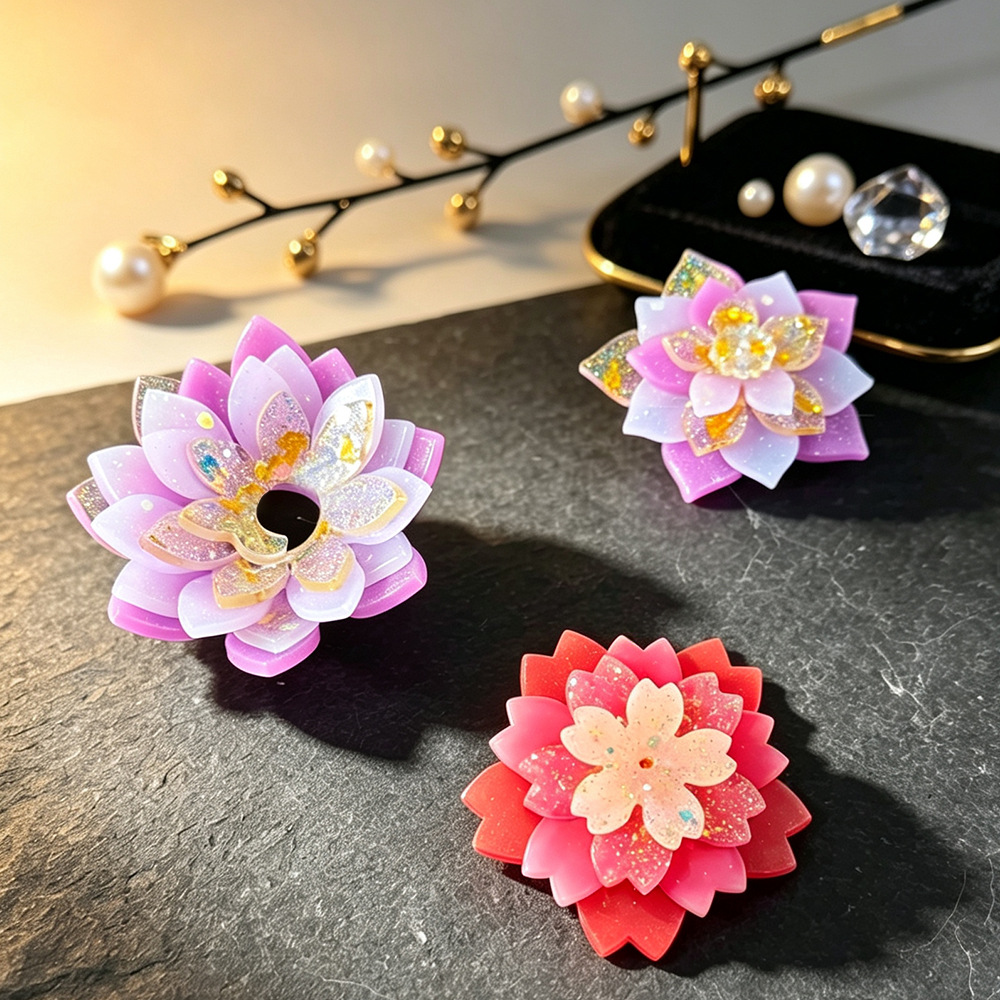 Mehrschichtige Blumen-Silikonf – Resin Craft Ideas Bewertung und Preis