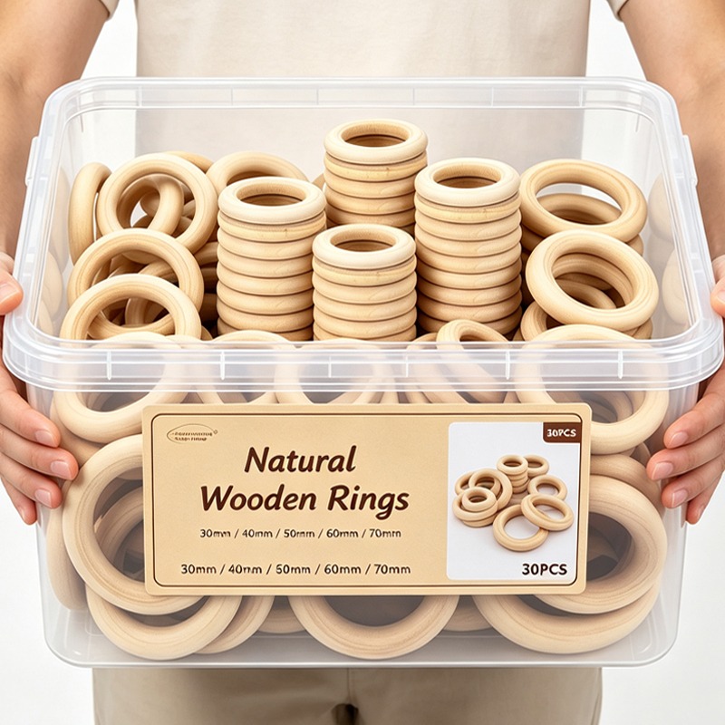 Unbehandelte Holzringe, glatte – Wood Ring Blank Bewertung und Preis